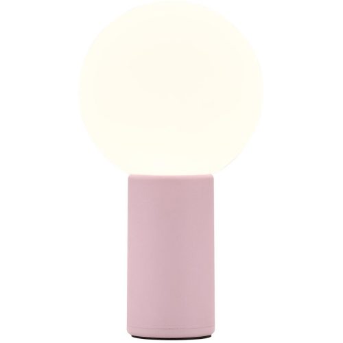 LIVIQUE, Tischlampe Tiny Rosa Aluminium/Eisen 10 cm 18 cm - Farbe: hellrosa - LED - Lichtfarbe: Warmweiss - Tischlampe- LED Energiesparlampe