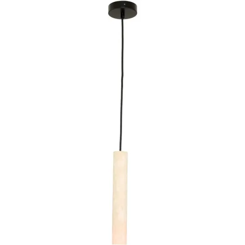 LIVIQUE, Pendellampe Scarla Travertine G9 Ø 4.5cm