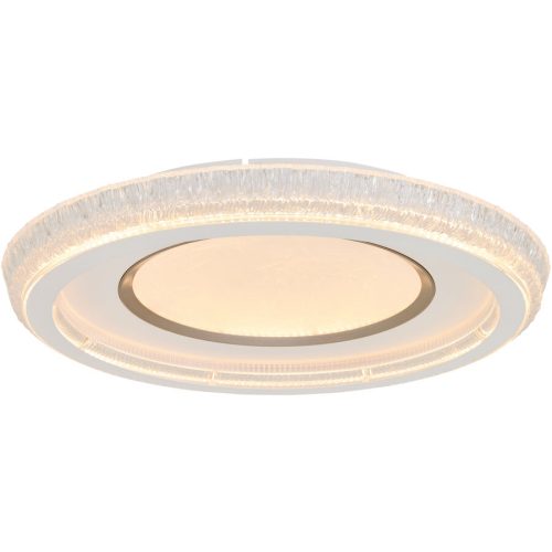 LIVIQUE, Deckenlampe Raja Metall/Acryl weiss Ø50cm 38W LED - LED - Deckenlampe- LED Energiesparlampe