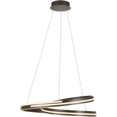 LIVIQUE, Pendellampe Rina dunkelgrau 6000 lm Dimmbar: Code B 58 cm - LED- LED Energiesparlampe