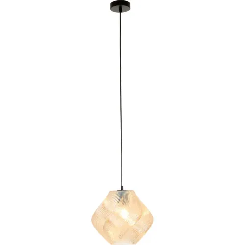 LIVIQUE, Pendellampe Miray amber B 29 cm