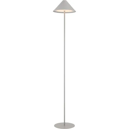 LIVIQUE, Stehlampe Jolien Metall/Acryl hellgrau matt 4W LED - LED- LED Energiesparlampe