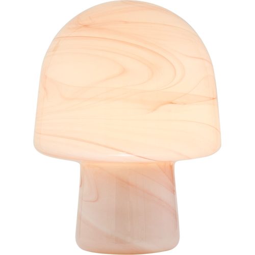 LIVIQUE, Tischlampe Forrest Metall/Glas hellrosa Ø 19.5cm E14 - Tischlampe