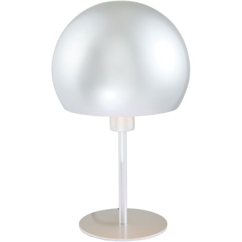 LIVIQUE, Tischlampe Zebles Metall silber glänzend E14 - Tischlampe