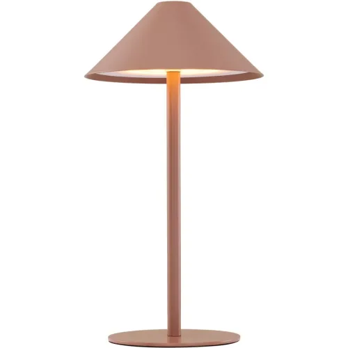 LIVIQUE, Tischlampe Jolien Metall braun matt 2W LED - LED - Material: Metall/Acryl- LED Energiesparlampe