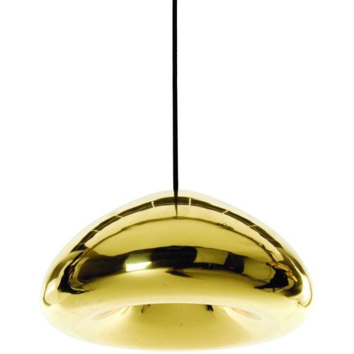 Tom Dixon, Tom Dixon Pendellampe Void Messing - LED - Lichtfarbe: Warmweiss - Pendellampe- LED Energiesparlampe