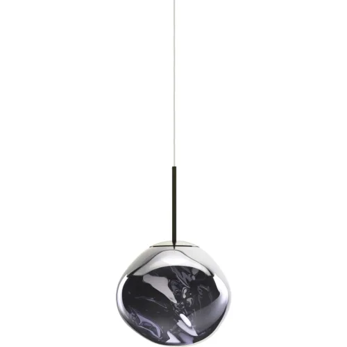 Tom Dixon, Tom Dixon Pendellampe Melt Kunststoff rauchgrau - Material: Polycarbonat - Pendellampe