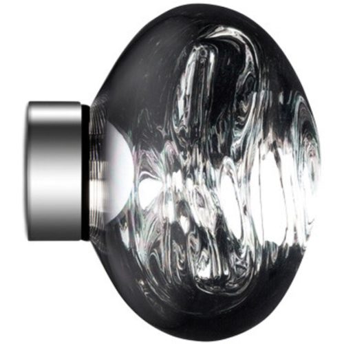 Tom Dixon, Tom Dixon Wandlampe Melt Kunststoff silber - LED - Lichtfarbe: Warmweiss - Material: Polycarbonat - Wandlampe- LED Energiesparlampe