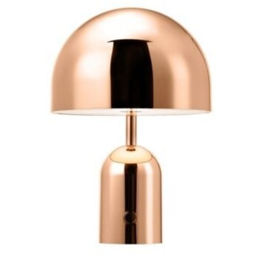 Tom Dixon, Tom Dixon Tischlampe Bell Kupfer Kunststoff - LED - Lichtfarbe: Warmweiss - Tischlampe- LED Energiesparlampe