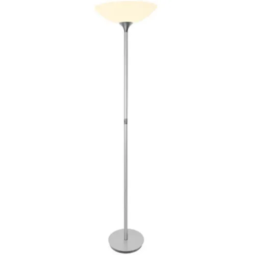 Bankamp, Designer-Stehlampe Bankamp Vera aluminium matt dimmbar H 180 cm - LED - Lichtfarbe: Warmweiss - Designer-Stehlampe- LED Energiesparlampe