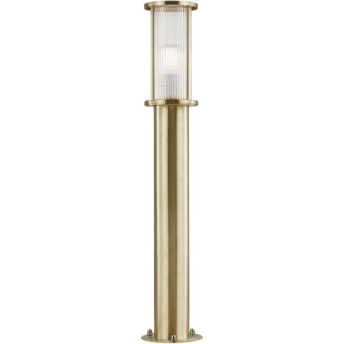 Nordlux, NORDLUX Aussenlampe Linton Edelstahl Messing B 14.5 cm H 79.9 cm - Aussenlampe