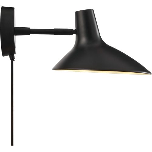 Nordlux, NORDLUX Wandlampe Darci Schwarz Metall B 22.4 cm H 15.5 cm - Wandlampe