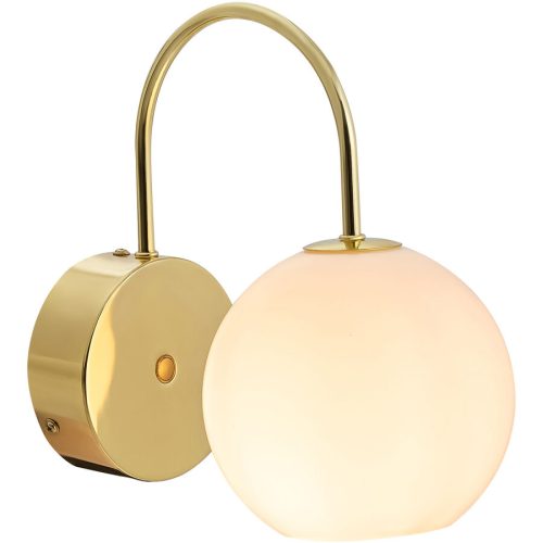 Nordlux, NORDLUX Wandlampe Franca Edelstahl Metall B 13 H 22 cm - Farbe: messing - Wandlampe