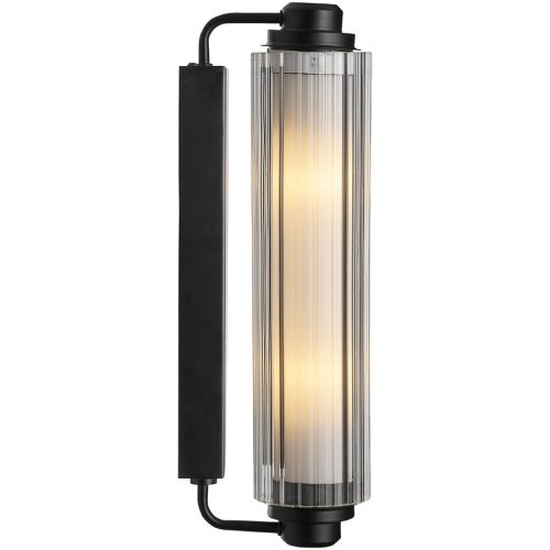 Nordlux, NORDLUX Wandlampe Nimal Schwarz Kunststoff B 7.8 H 35 cm - Material: Plastik - Wandlampe