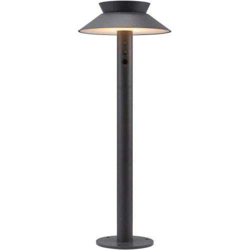Nordlux, NORDLUX Aussenlampe Justina Grau Metall B 23 H 60 cm - Farbe: anthrazit - Aussenlampe