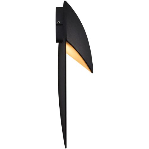 Nordlux, NORDLUX Wandlampe aussen Valopin Schwarz Aluminium B 23.5 cm H 25.3 cm - Wandlampe aussen