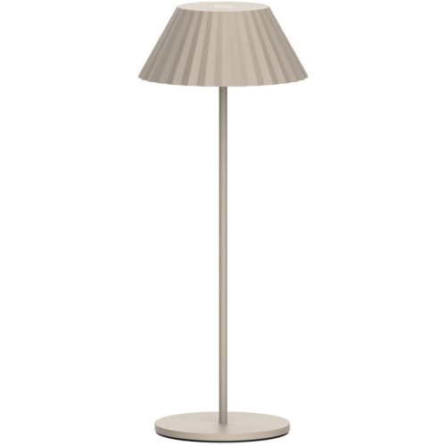 LIVIQUE, Tischlampe Smukke Weiss Metall/Aluminium B 17 cm H 33.5 cm - Material: Aluminium/Metall - Tischlampe