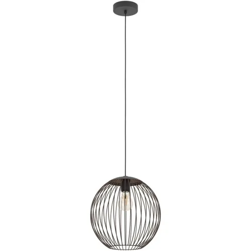 LIVIQUE, Pendellampe Almanzora Schwarz, kupfer B 32 cm