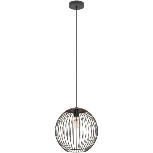 LIVIQUE, Pendellampe Almanzora Schwarz, kupfer B 32 cm