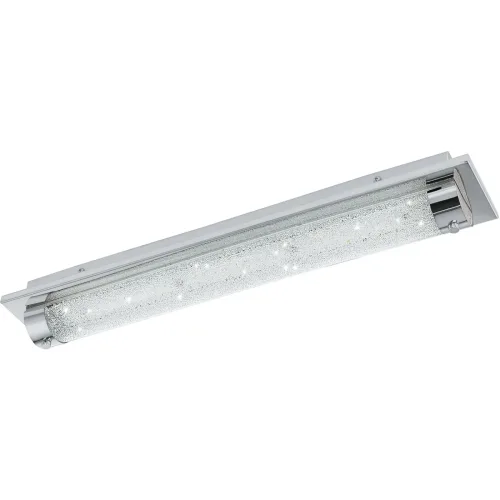 LIVIQUE, Wandlampe Tolorico Chrom Metall/Glas 2700 lm B 10 cm