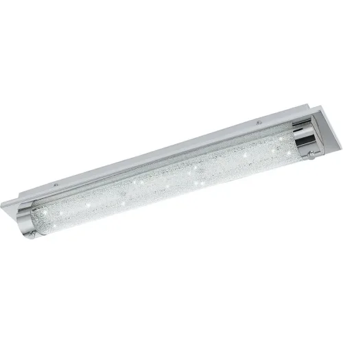 LIVIQUE, Wandlampe Tolorico Chrom Metall/Glas 2700 lm B 10 cm