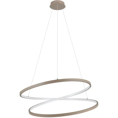 LIVIQUE, Pendellampe Ruotale Sandfarben 5000 lm B 70 cm