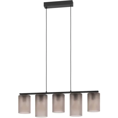 LIVIQUE, Pendellampe Colomera Schwarz B 12 cm