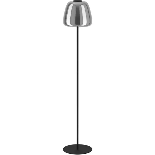 LIVIQUE, Stehlampe Alfero Schwarz 2000 lm Dimmbar H 139.5 cm