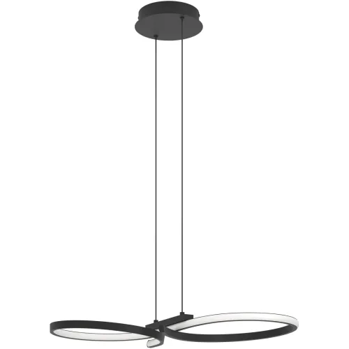 LIVIQUE, Pendellampe Serpins Schwarz 2500 lm B 30 cm