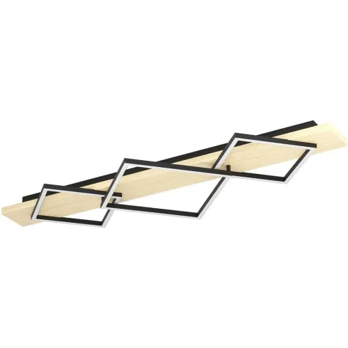 LIVIQUE, Deckenlampe Boyal Schwarz, braun B 40.5 cm