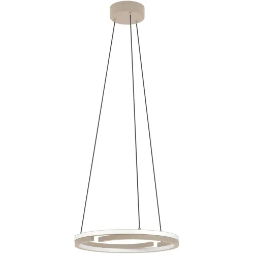 LIVIQUE, Pendellampe Mezzomonte Sandfarben 3200 lm Dimmbar B 48 cm
