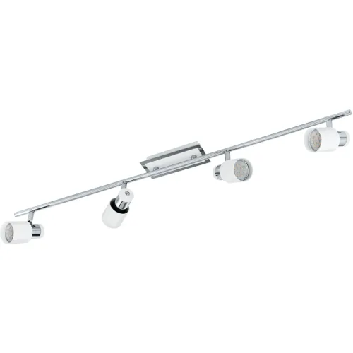 LIVIQUE, Spot Davida chrom, weiss B 7 cm