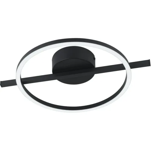 LIVIQUE, Deckenlampe Amandolo schwarz 1900 lm Dimmbar B 30 cm