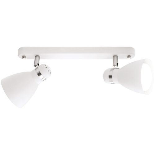 LIVIQUE, Spot School Weiss Stahl 36 cm 14 cm - Spot