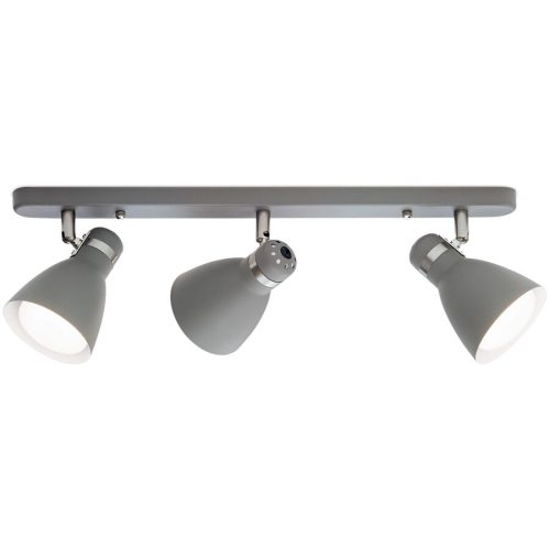 LIVIQUE, Spot School Grau Stahl 55 cm 14 cm - Spot