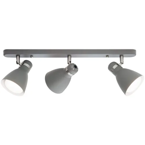 LIVIQUE, Spot School Grau Stahl 55 cm 14 cm - Spot