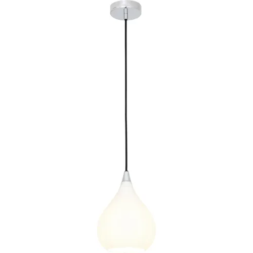 LIVIQUE, Pendellampe Perla Weiss Glas 17 cm 125 cm - Pendellampe