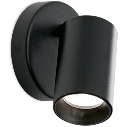 LIVIQUE, Spot Sean Schwarz Stahl 10 cm 12.7 cm - Spot