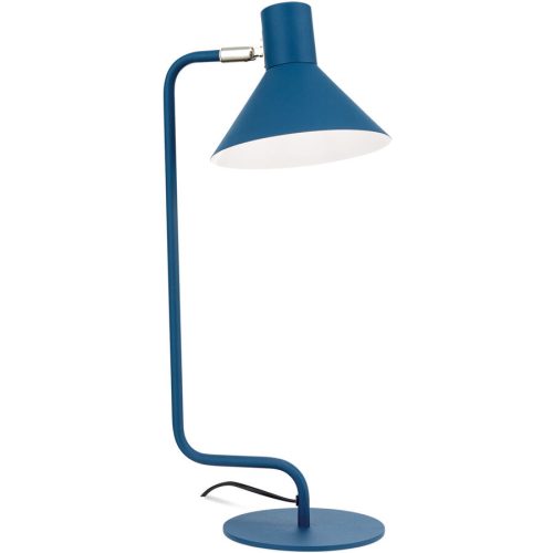 LIVIQUE, Tischlampe Viktoria Blau Stahl 17.5 cm 51 cm - Tischlampe