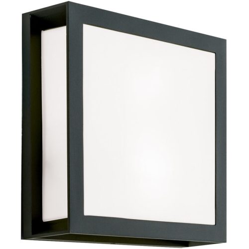LIVIQUE, Aussenlampe Henry Grau Aluminium/Kunststoff 26 cm 8 cm - Farbe: Anthrazit - Aussenlampe