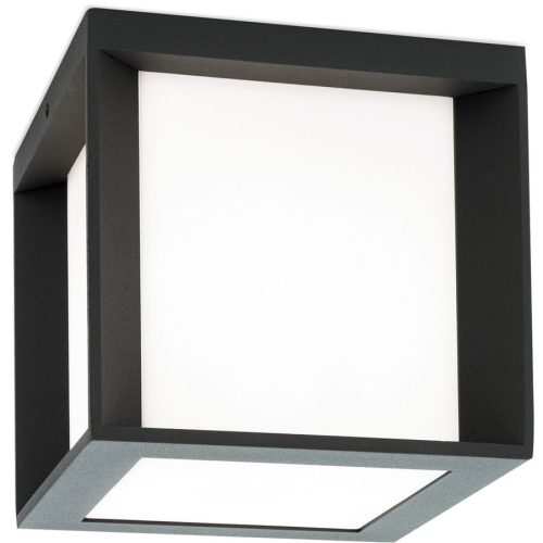 LIVIQUE, Aussenlampe Henry Grau Aluminium/Kunststoff 16 cm 16 cm - Farbe: Anthrazit - Aussenlampe