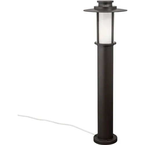 LIVIQUE, Aussenlampe Teiko Braun 24 cm 80 cm - Material: Siluminguss - Aussenlampe