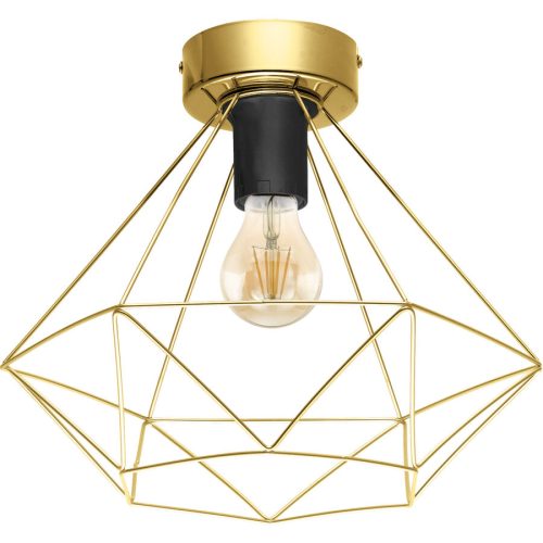Eglo, Eglo Deckenlampe Tarbes Stahl 32.5 cm 27.5 cm - Farbe: messing - Deckenlampe