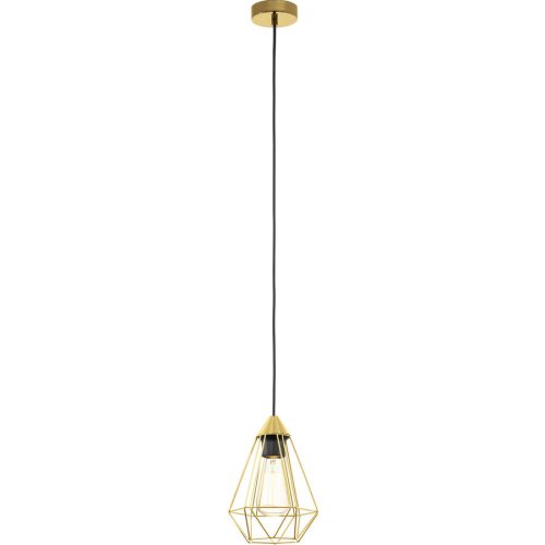 Eglo, Eglo Pendellampe Tarbes Stahl 17.5 cm 130 cm - Farbe: messing - Pendellampe