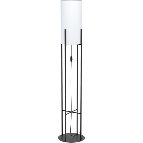Eglo, Eglo Stehlampe Glastonbury Schwarz Stahl 24 cm 151 cm - Stehlampe