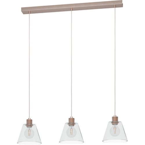 Eglo, Eglo Pendellampe Copley Roségold Aluminium/Stahl 20 cm 110 cm - Pendellampe