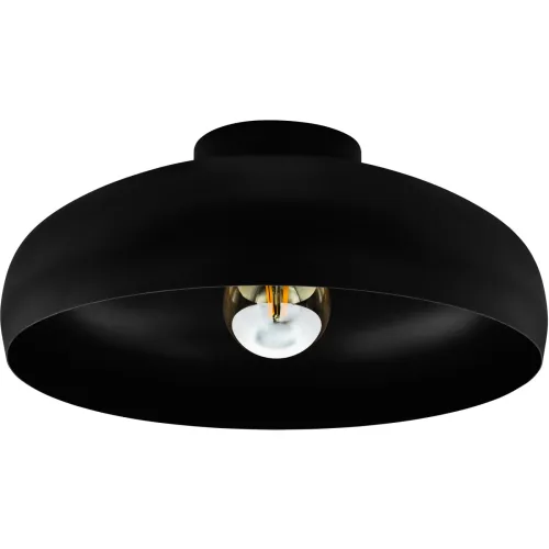 Eglo, Eglo Deckenlampe Mogano Schwarz Stahl 40 cm 17 cm - Deckenlampe