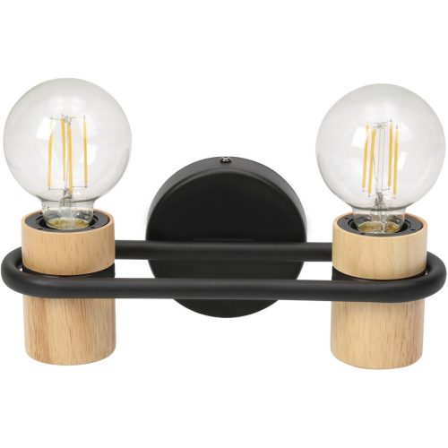 Eglo, Eglo Wandlampe Chieveley Schwarz Stahl 9 cm - Wandlampe