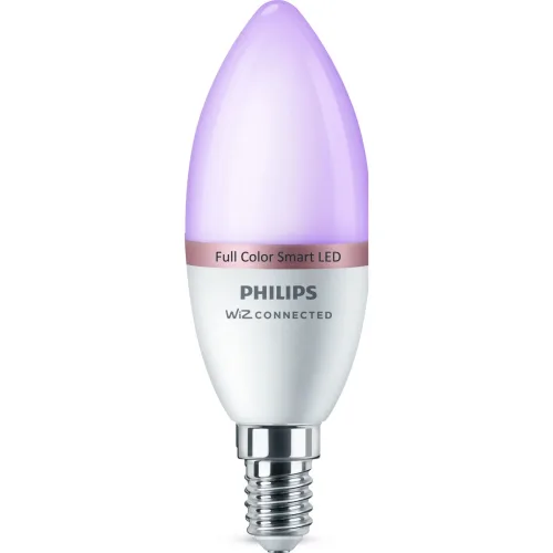 WIZ, Philips SmartLED Kerze E14 Warmweiss | 4.5 W