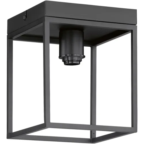 LIVIQUE, Deckenlampe Nero M6 Schwarz Metall 16 cm 20 cm - Deckenlampe